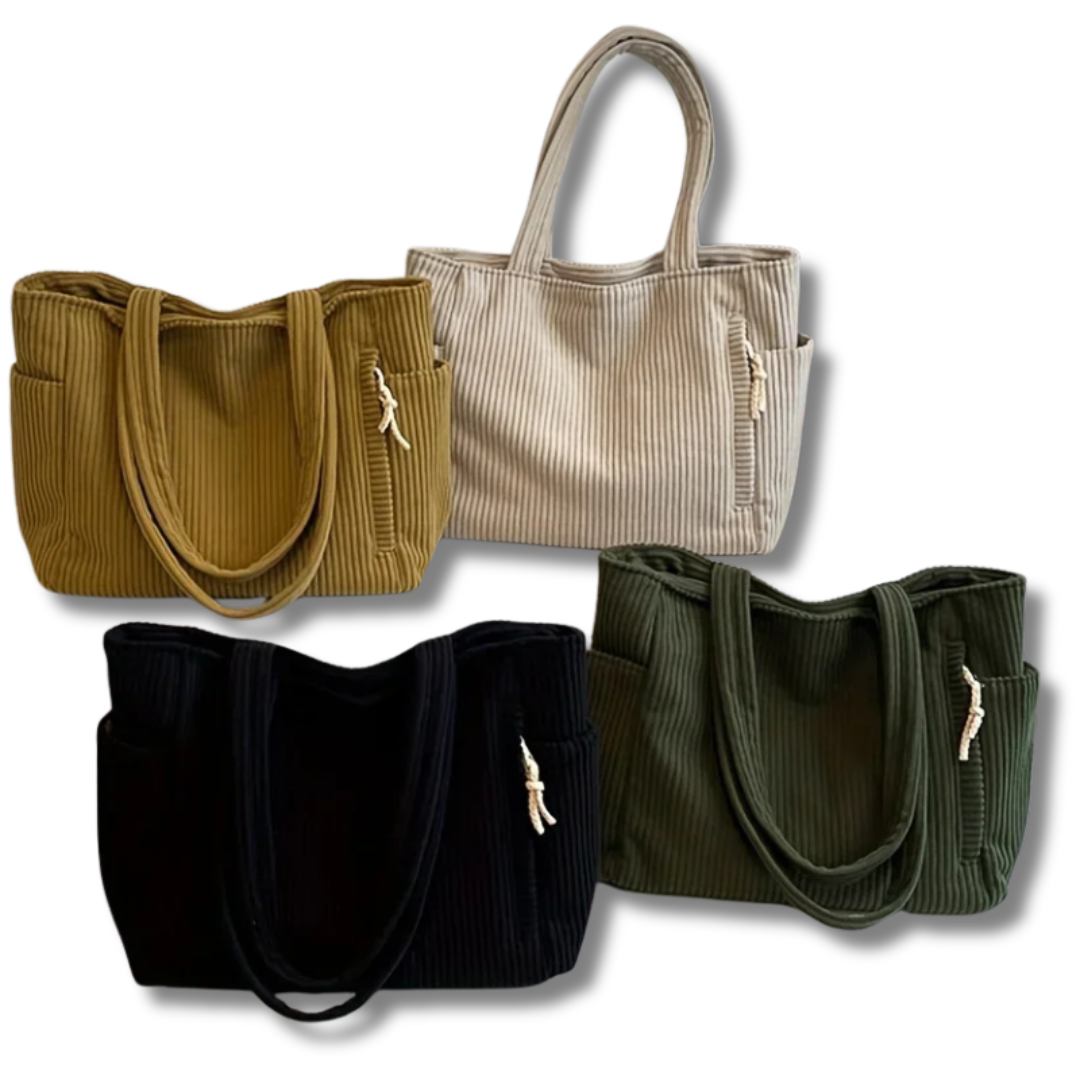 Selina | Ribbed Drawstring Bag