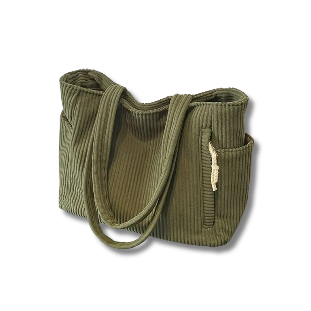 Selina | Ribbed Drawstring Bag