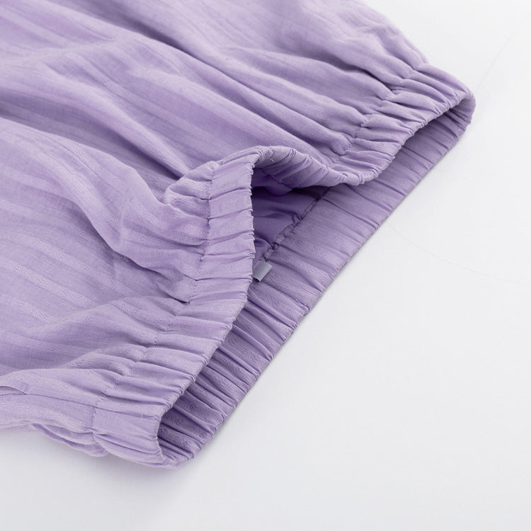 Viola - Breezy Button-Up and Shorts Set