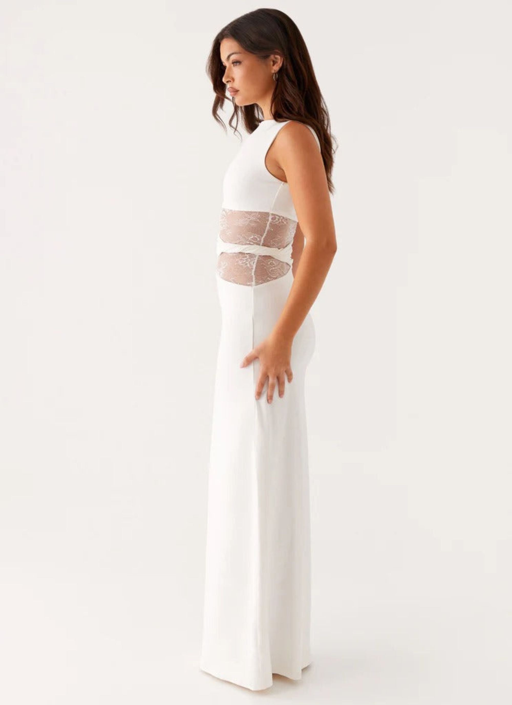 Bronagh | Maxi Dress with Cutouts & Lacing