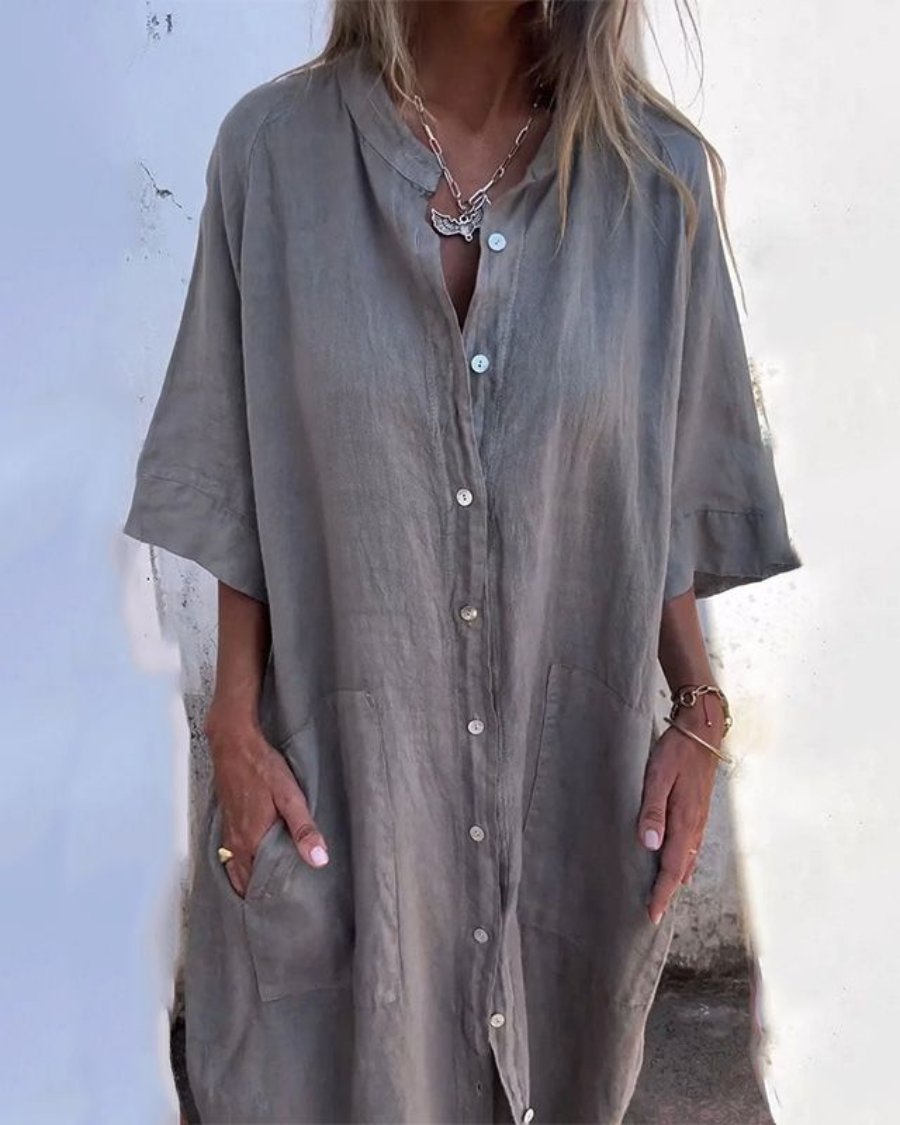 Alva | Ibiza-Inspired Shirt Dress
