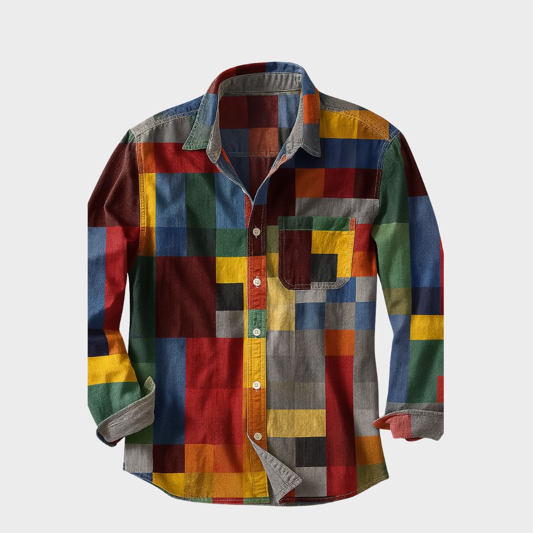 Colorado | Vintage long-sleeved rainbow shirt
