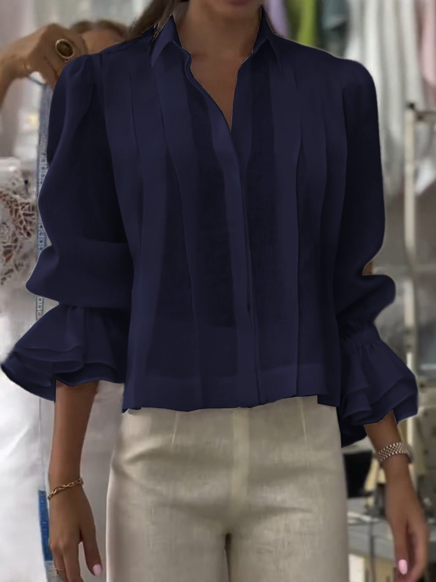 Madeleine | Blouse With Flattering Pleats