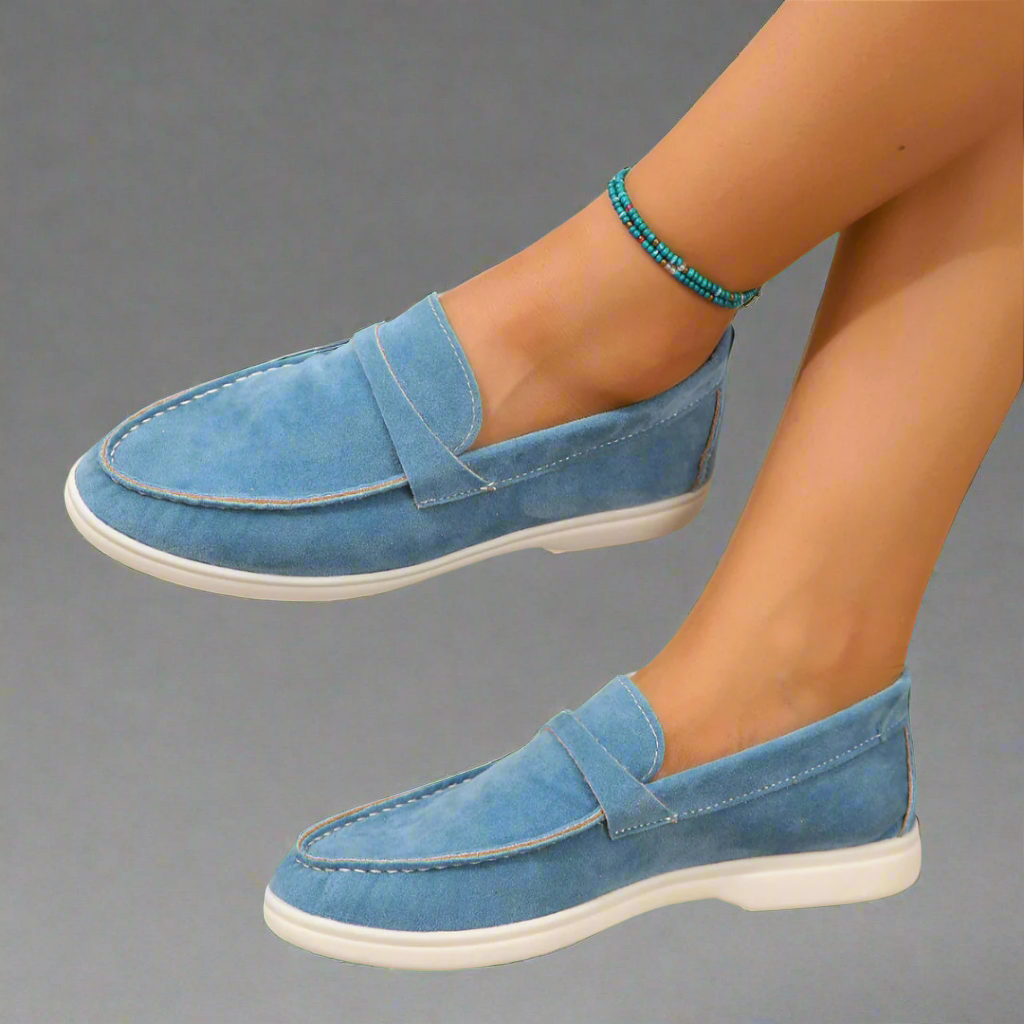 Hannah | Elegant suede loafers