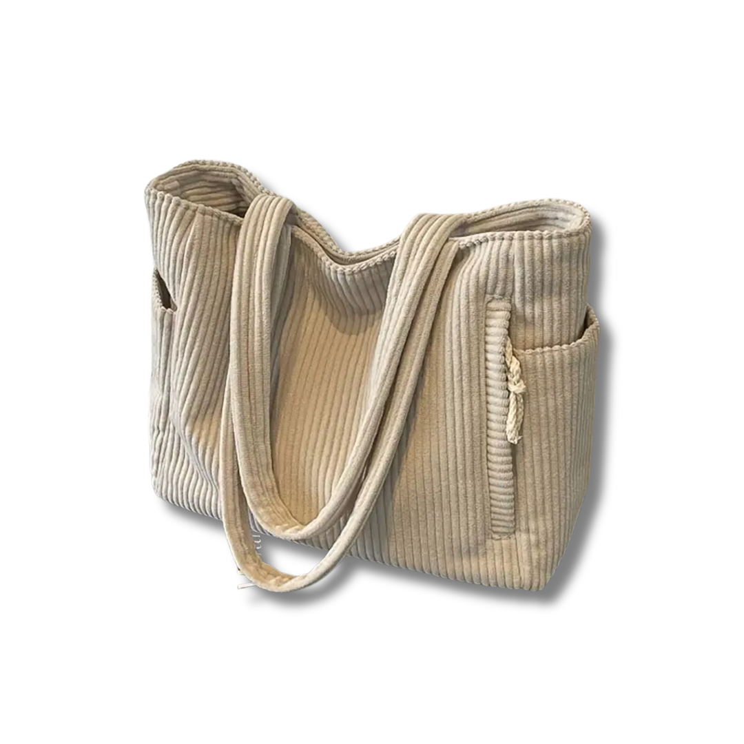 Selina | Ribbed Drawstring Bag