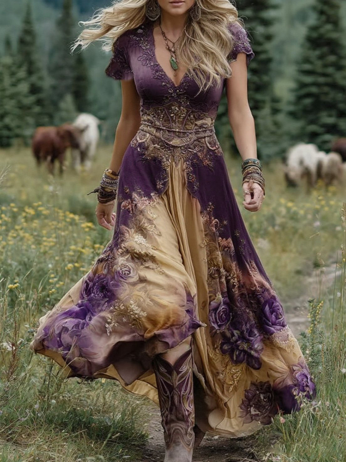 Isla | Colorfull Maxi Dress