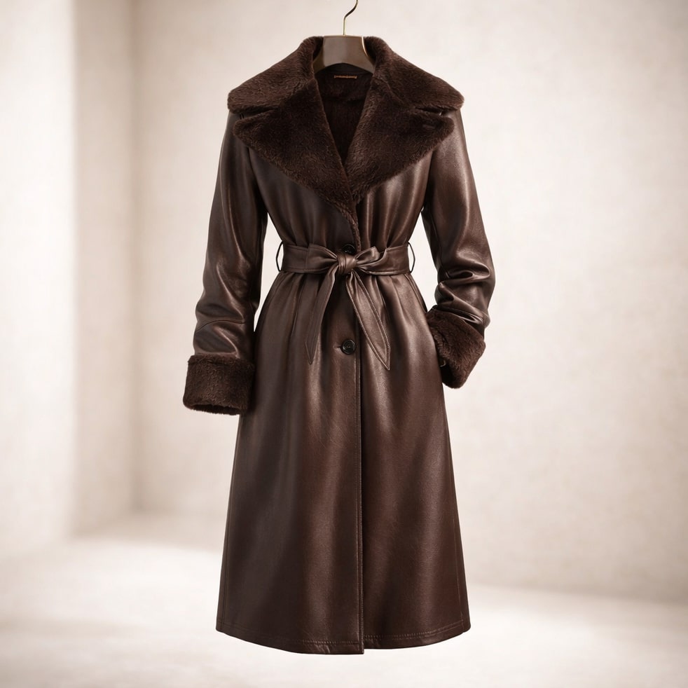 Valentina Leather Coat