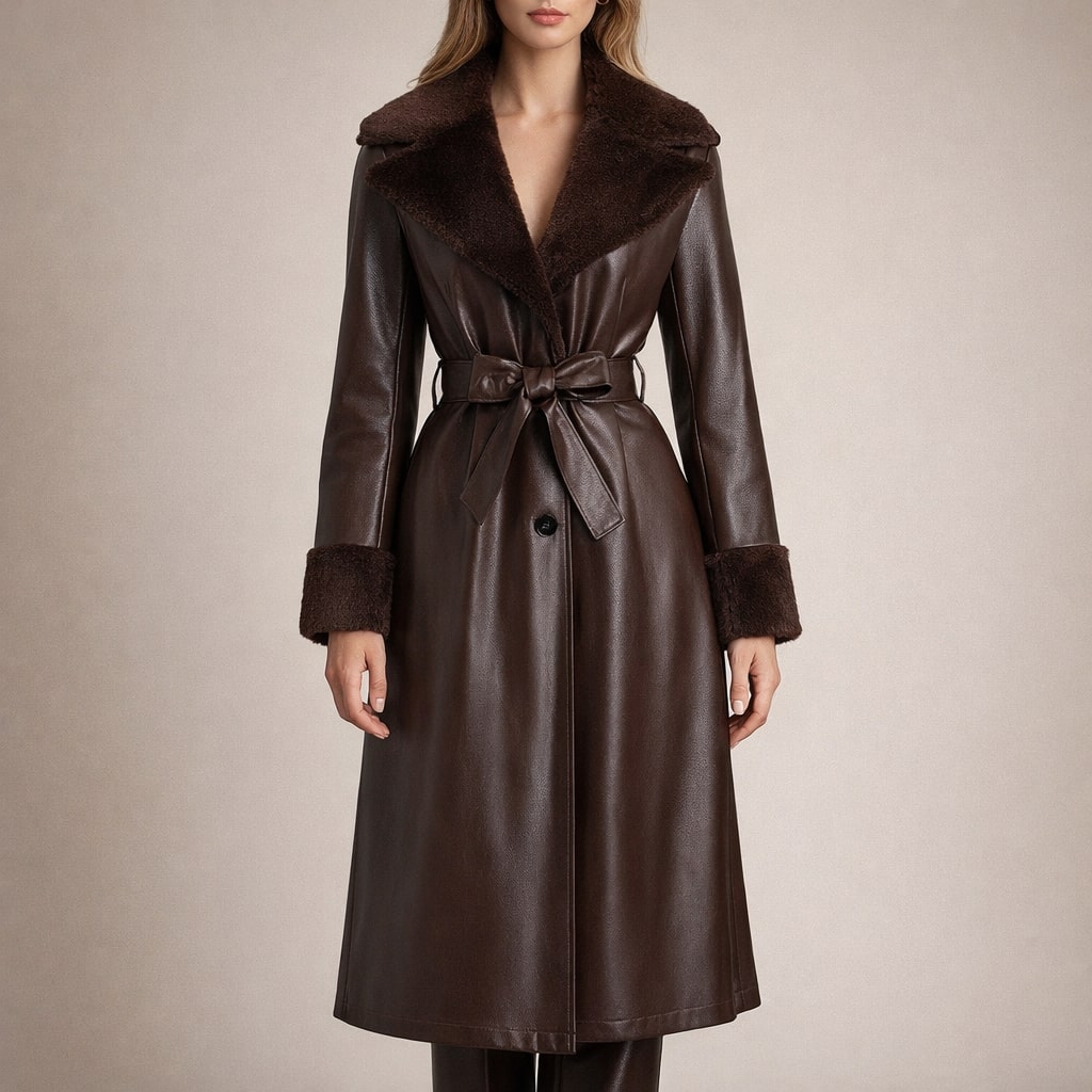 Valentina Leather Coat
