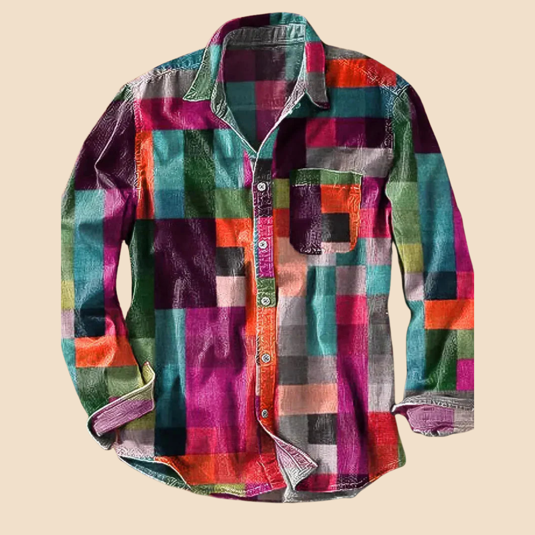 Colorado | Vintage long-sleeved rainbow shirt