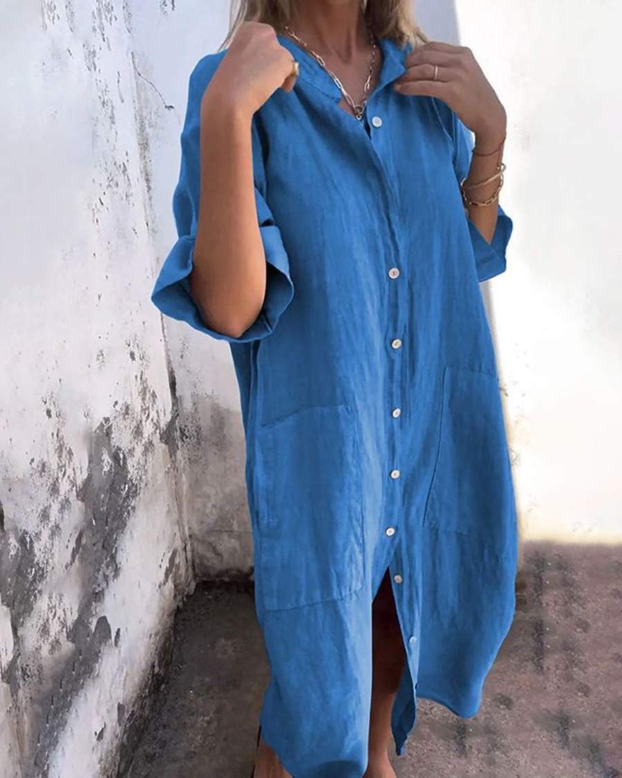 Alva | Ibiza-Inspired Shirt Dress