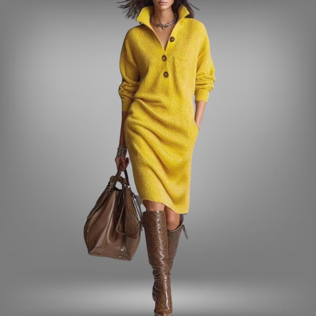 Lunori™ | Jane Warm Knit Dress