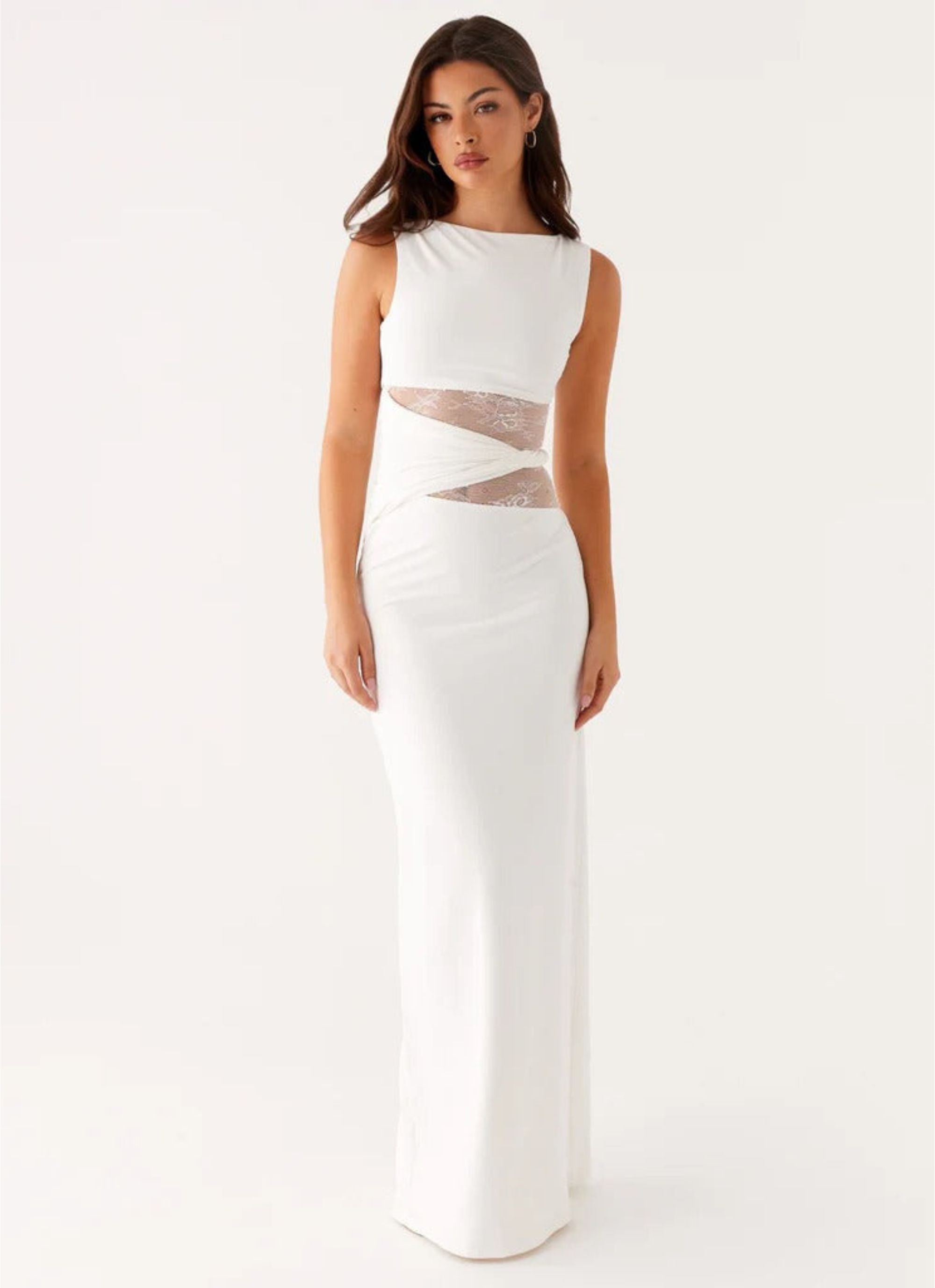 Bronagh | Maxi Dress with Cutouts & Lacing
