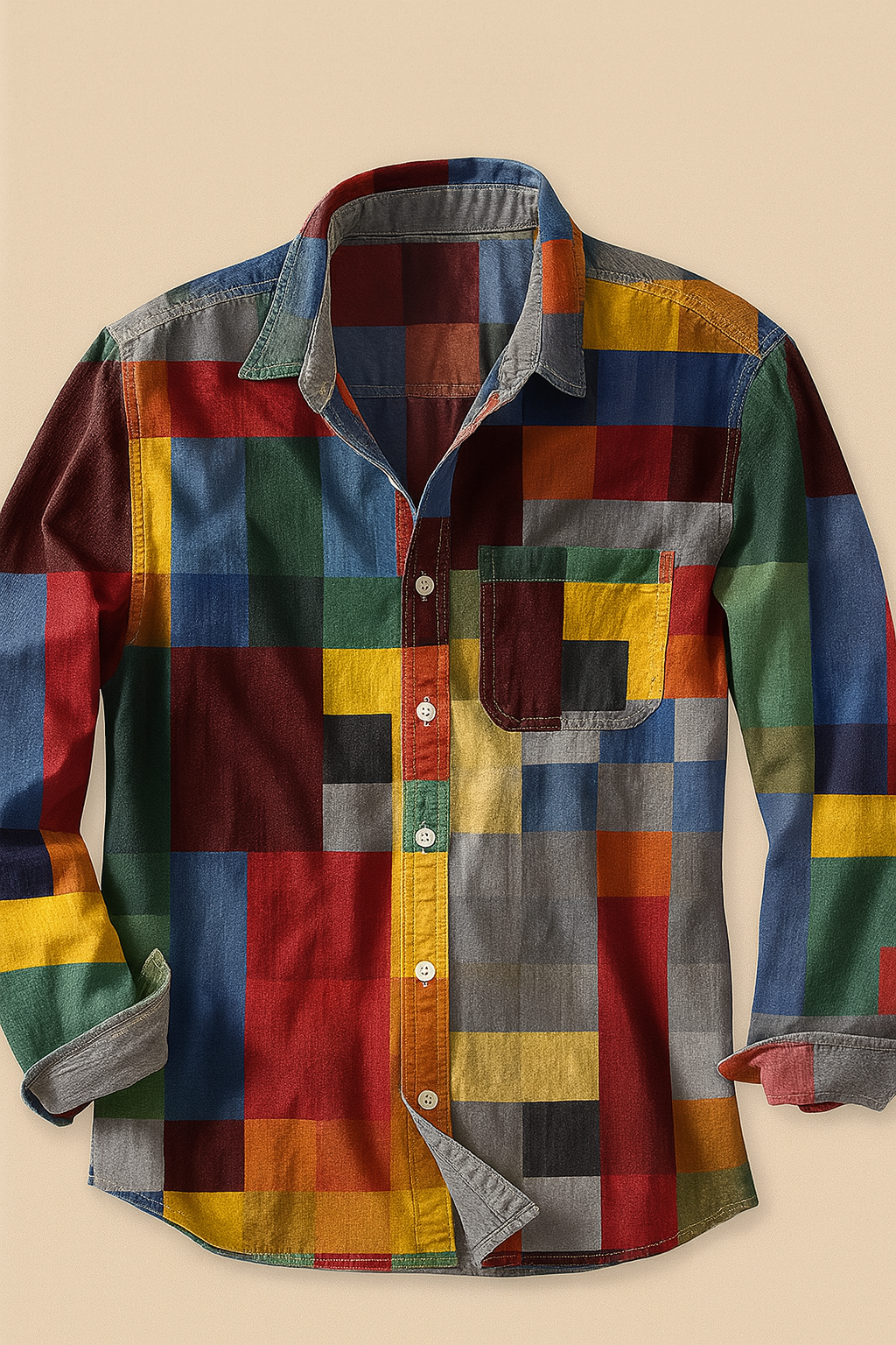 Colorado | Vintage long-sleeved rainbow shirt