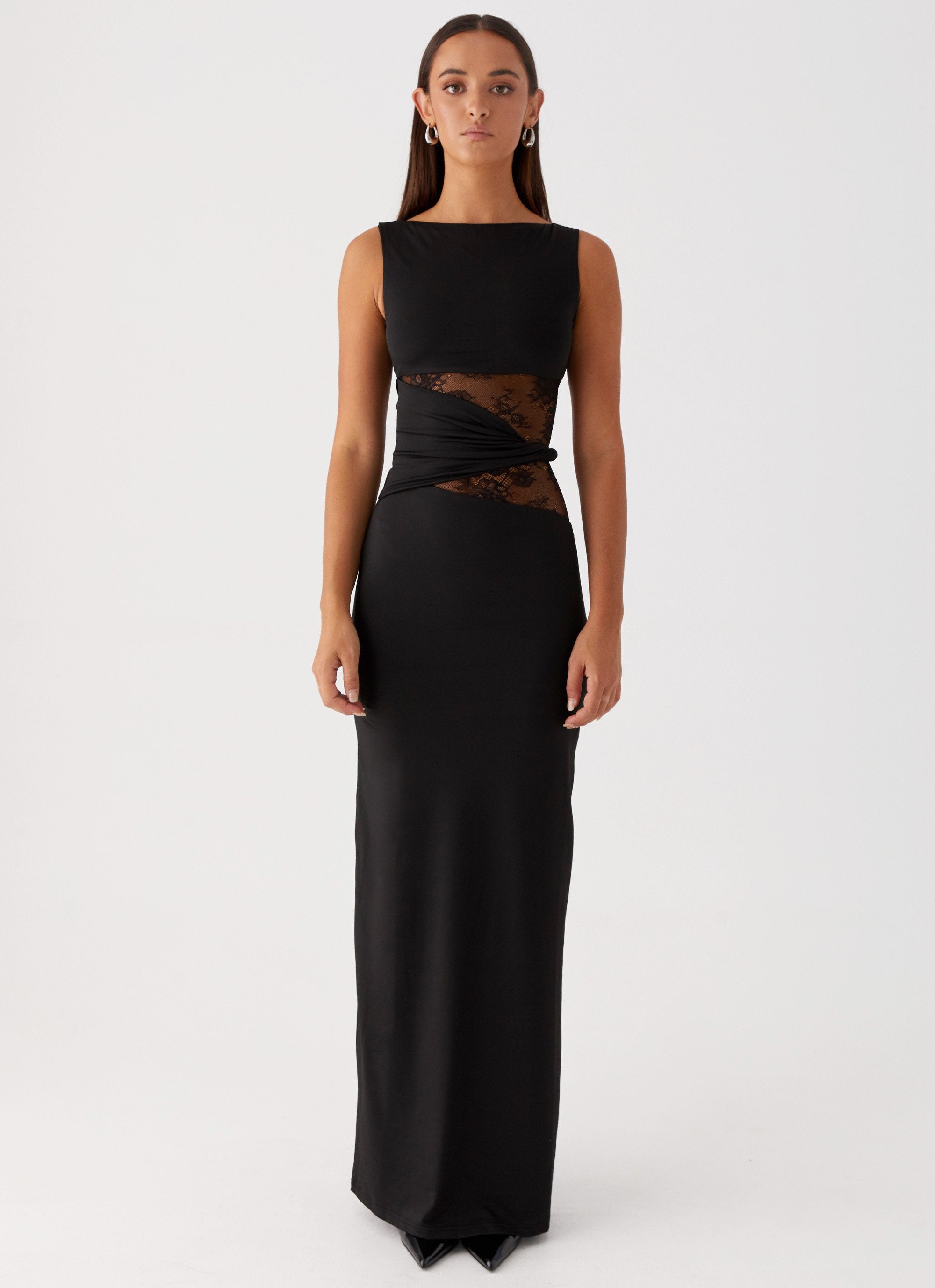 Bronagh | Maxi Dress with Cutouts & Lacing
