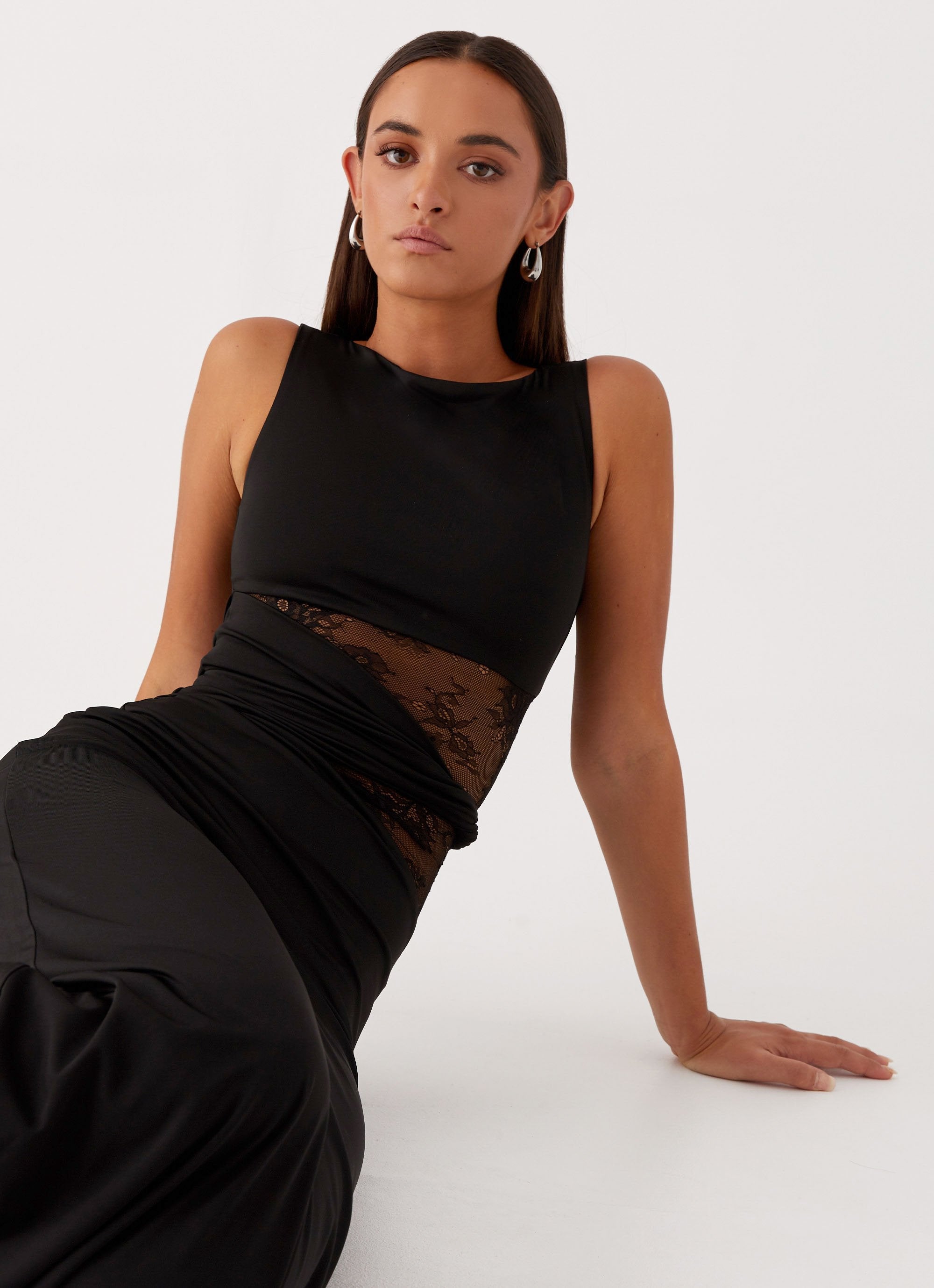Bronagh | Maxi Dress with Cutouts & Lacing