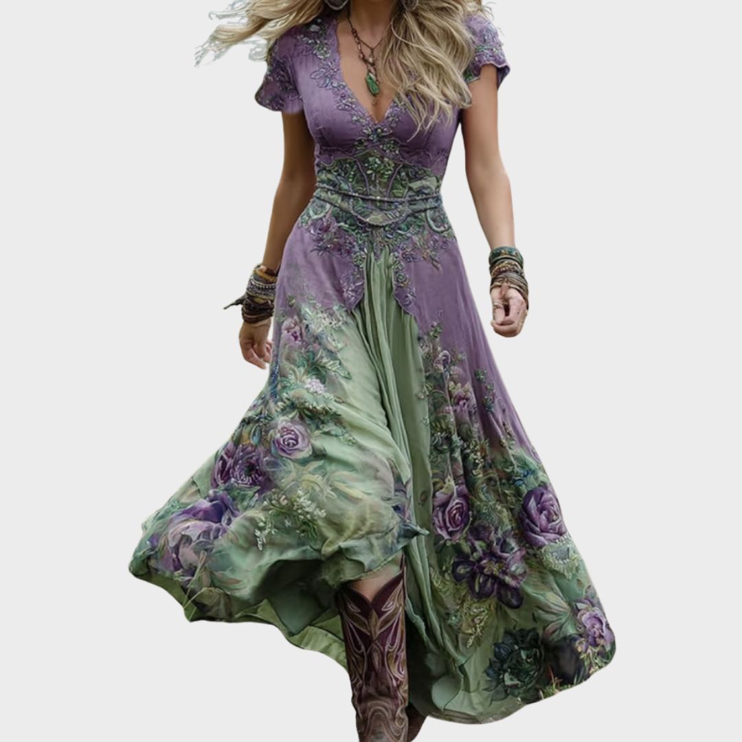 Isla | Colorfull Maxi Dress