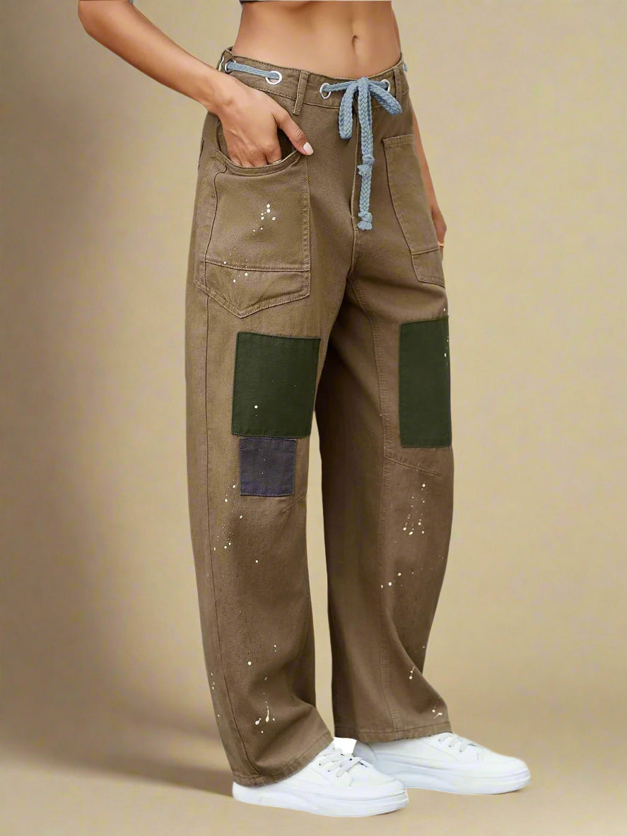 ALBA FIORELLA ARTISAN-INSPIRED PANTS
