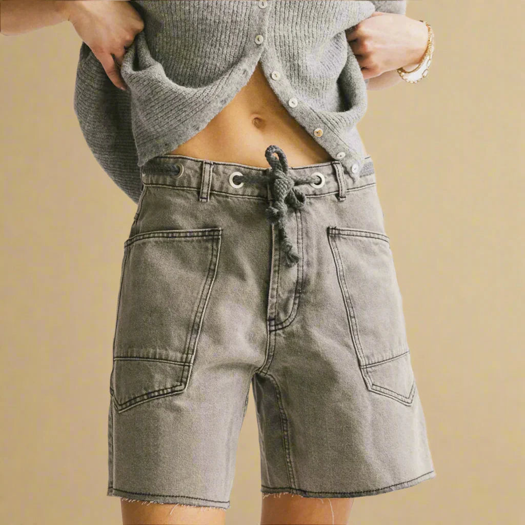 FRANCESCA LIVIA ROPE BELT BERMUDA