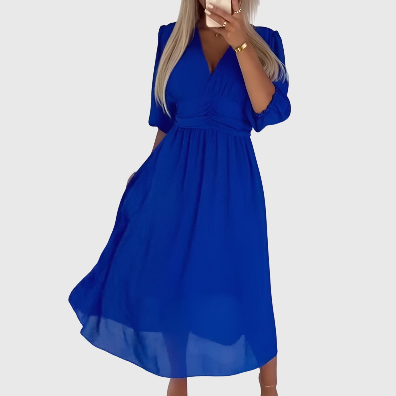 Chloe | Lightweight Silky Chiffon Dress