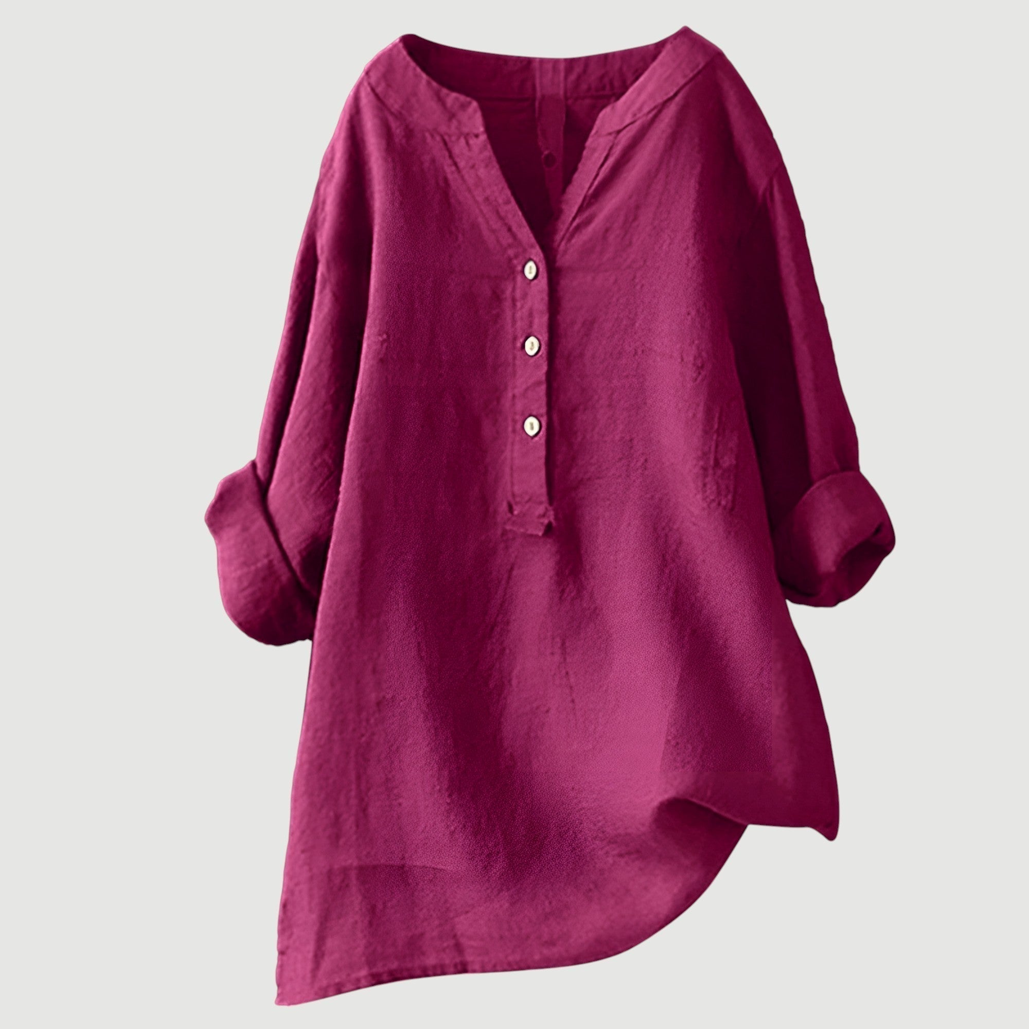 Joy | Lightweight linen blouse with buttons
