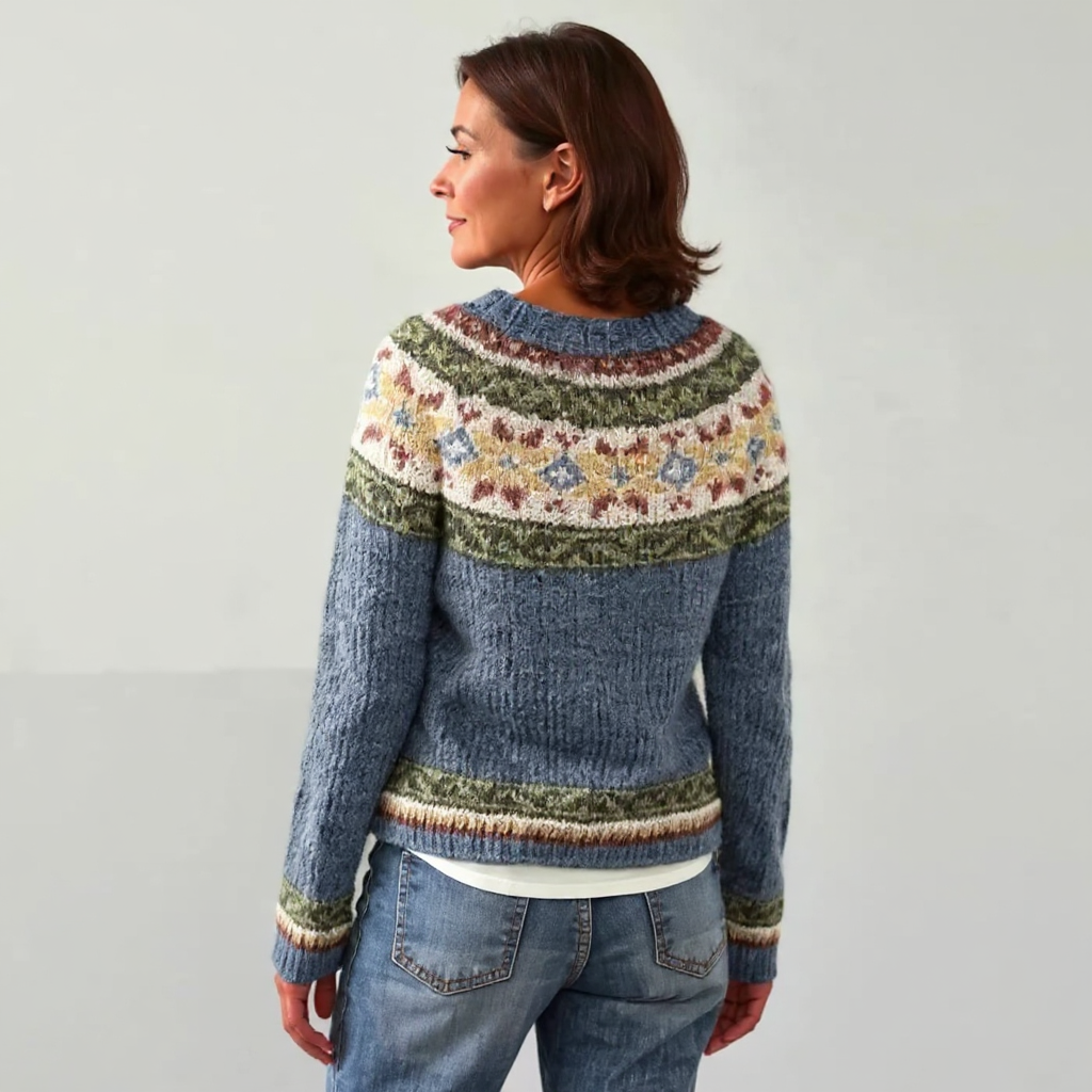 CLAUDETTE™ | Retro Wool Sweater