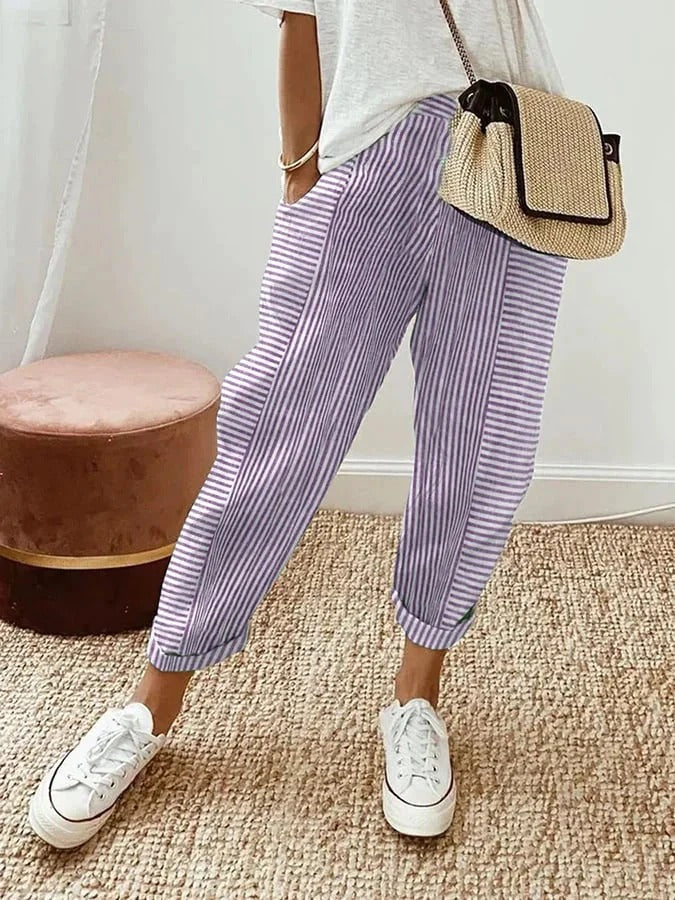 Nyra | Striped Pants