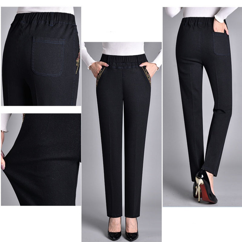 Lala | Elegant Elastic Women's Pants